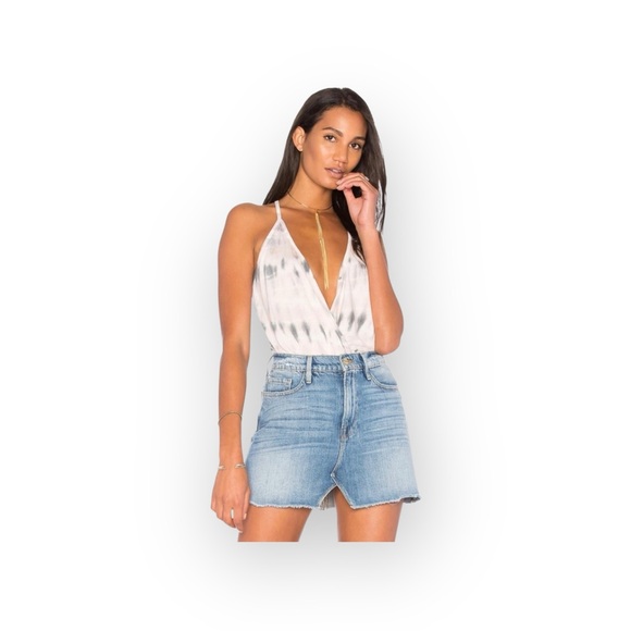 new YFB Young Fabulous + Broke ⚘ Naomi Plunging Cami Top ⚘ Seaglass Tie Dye ⚘ S - Picture 6 of 16